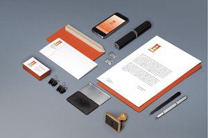 Visual identity for the company Haute