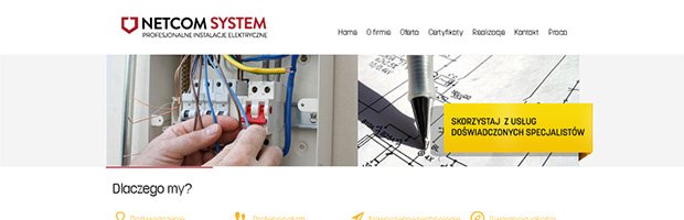 Website Design for Netcom System